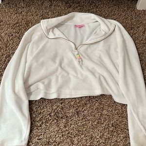 stoney clover x target terry cloth zip up